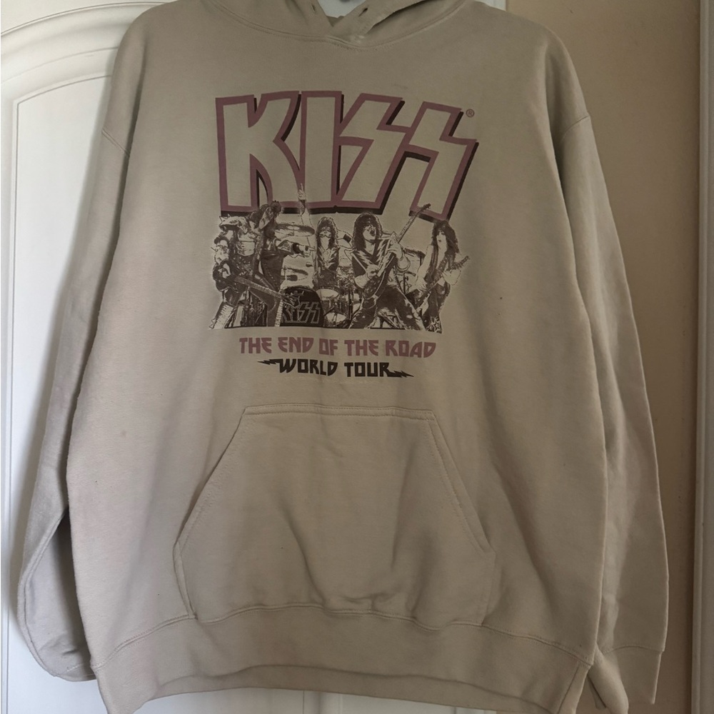 Kiss Tan Hoodie - Men's Sweater